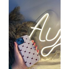 Ayis Aksesuar Iphone 13-14 Uyumlu Çift Katmanlı Kalpli Koruyucu Kılıf