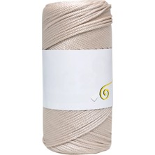 Durukar Makrome Ipi 3mm Polyester  Bej