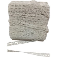 Durukar Kopanaki Dantel En 1 cm Göz Model Krem 10 Metre