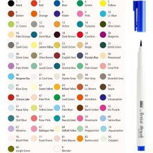 Marvy Artist 1100 Brush Pen Olive Green 15