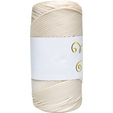 Durukar Makrome Ipi 3mm  Polyester Ekru