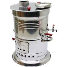 Flamex Piknik Semaveri 10LT Çift Musluk Kutulu (5047)