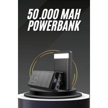 Flamex 50.000 Mah LED Dijital Göstergeli USB Çıkışı Powerbank