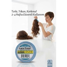 Flamex Protez Saç Bandı - 2-4 Haftalık Peruk Bandı Walker Tape Lace Front 1cmx2.75  Metre