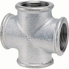 SHC4200 Mey Ithalat® 1'lik Galvanizli Istavroz Te (Kuruva)