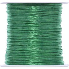 Durukar Paraşüt Ipi, Bileklik-Kolye Örgü Ipi 1 mm 50 Metre Yeşil