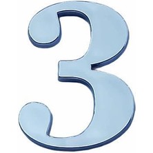 SHC4200 Mey Ithalat® Villa Boy 3 Rakamı 8,5 cm Yapışkanlı