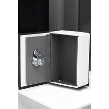 Flamex Gizli Kasa Kitap Görünümlü Anahtarlı Çelik Mini Kasa