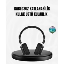 Flamex Kablosuz Bluetooth Kulak Üstü Kulaklık Kristal Ses Kalitesi ve Ergonomik Yapı