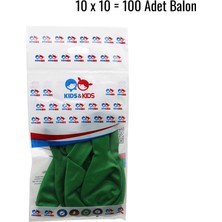Flamex Koyu Yeşil 100PCS Balon G-90A (5047)