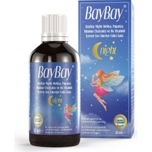 Baybay Night Damla 50 ml Çocuklar İçin Özel Geliştirilmiş B6 Vitamini ve Bitkisel Ekstraktlar