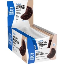 Born Winner Active Protein Bar Cookies – Double Chocolate 75G