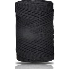 Durukar Pamuk Makrome 2 mm Siyah