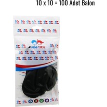 Flamex Siyah 100PCS Balon G-90A (5047)