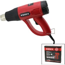 Flamex Sıcak Hava Makinesi - Tabancası 4pcs Başlık Aparat Kablolu 300-600°C 280/480LPM 2000W RDX-303A (