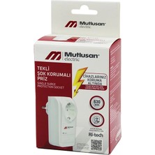 Flamex Tekli Şok Korumalı Priz Golyat Rİ-TECH-001 (5047)