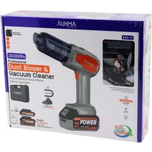 Flamex Oto Araç Type-C Sarjlı El Tipi Basınçlı Hava Üfleme - Süpürge Makine Yedek Batarya - 2 x Fi