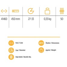 Nacario Mey Ithalat® Yks 41460 Keser Sapı 45 cm