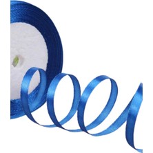 Durukar Saten Kurdele 6 mm Petrol Mavisi 10 Metre