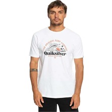 Quiksilver Sunsetwave Erkek Beyaz Tişört