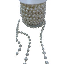 Durukar Sıralı Yuvarlak Inci En 1 cm Krem 5 Metre