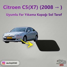 AutoPit 3D Citroen C5(X7) (2008 → ) Uyumlu Far Yıkama Kapağı Sol Taraf