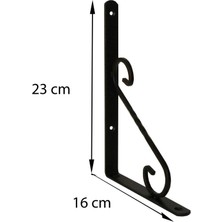 LTG Nova Mey Ithalat® Ferforje Raf Altı No:3 Siyah