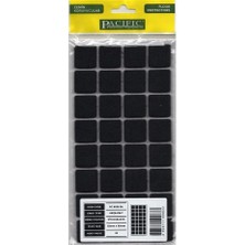 LTG Nova Mey Ithalat® Pacific 6025 Bl Yapışkanlı Keçe 25 mm x 25 mm Siyah