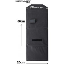 MiraLive Konfulon Sh-03 30W Hızlı Şarj Taşınabilir Güneş Enerji Paneli Şarj Istasyonu - Siyah