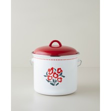 English Home Bright Parade Emaye Bakraç 20 cm Kırmızı