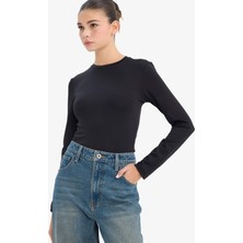 DeFacto Fitted Basic Tişört D0199AX26SP