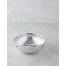 English Home Adrea Paslanmaz Çelik Süzgeç 40 cm Gri