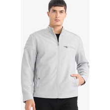 DeFacto Slim Fit Dik Yaka Fermuarlı Mont D7534AX26SP