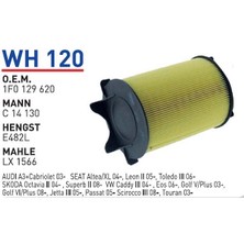 Wunder Filter Volkswagen Seat Skoda Uyumlu Hava Filtresi Wh 120