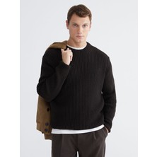 Lc Waikiki Yeni Sezon Bisiklet Yaka Yün Karışımlı Erkek Triko Kazak