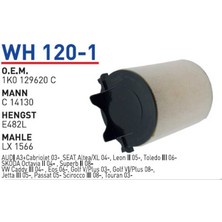 Wunder Filter Volkswagen Audı Seat Skoda Uyumlu Hava Filtresi Wh 120-1