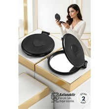 Katlanabilir Ikili Cep Aynası Seti – Ultra Net Cam & Ergonomik Kompakt Tasarım -Marsilyan