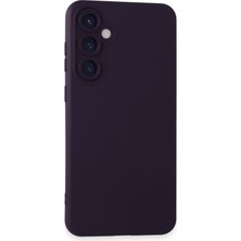 Snmswrld Newface Samsung Galaxy S24 Kılıf Nano Içi Kadife Silikon - Mor