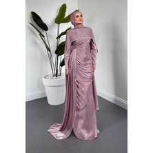 Merven Akyüz Laleh Seyyar Pelerinli Janjan Balık Abiye Pudra