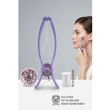 Marsilyan Acısız Pratik Yüz Tüy Alma Aleti & 500 Metre Yedek Ipli Epilasyon Yayı Pürüzsüz Dokunuş -M