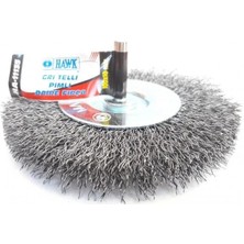 SHC4200 Mey Ithalat® Hawk HA11135 Pimli Gri Tel Daire Fırça 100X10 mm