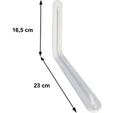 SHC4200 Mey Ithalat® Raf Altı 7x9 mm Beyaz