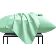 More Home Kapaklı Yastık Kılıfı (2 Adet) 50 x 70 cm Yeşil