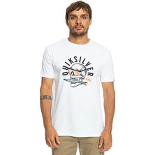 Quiksilver Qsrockinskull Erkek Beyaz Tişört