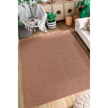 Alpina Home Stella Antrasit Jüt Hasır Model Tek Renk Dokuma Yıkanabilir Katlanabilir Toz Vermez Kilim