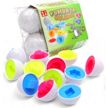M&H 6'lı Yumurta Eşleme Oyunu - Eğitici Öğretici Oyuncak