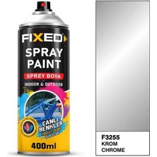 Sgs Fıxed Sprey Boya Akrilik Krom Efekt 400 ml F-3255