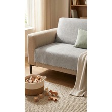 Koltuk Örtüsü 175X215 cm – Kaymaz Şönil Kumaş, Yıkanabilir Çekyat & Kanepe Örtüsü (Bej / Krem / Taş / Gri / Vizon)