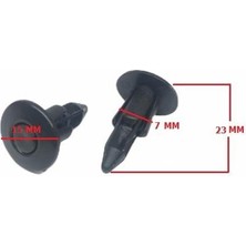 KAPI-TAMPON-PANEL KLİPSİ (ÇAKMA) (7 X 23) TOYOTA