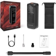 Oscar LASTİK ŞİŞİRME HAVA KOMPESÖRÜ IŞIKLI-İKAZLI (150 PSI) (DİJİTAL) (POWERBANK) (ŞARJLI) (444 GR)